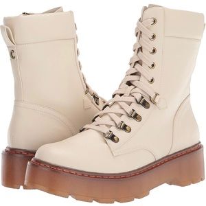 Brand new  Circus by Sam Edelman Beige Lug Sole combat boots size 10